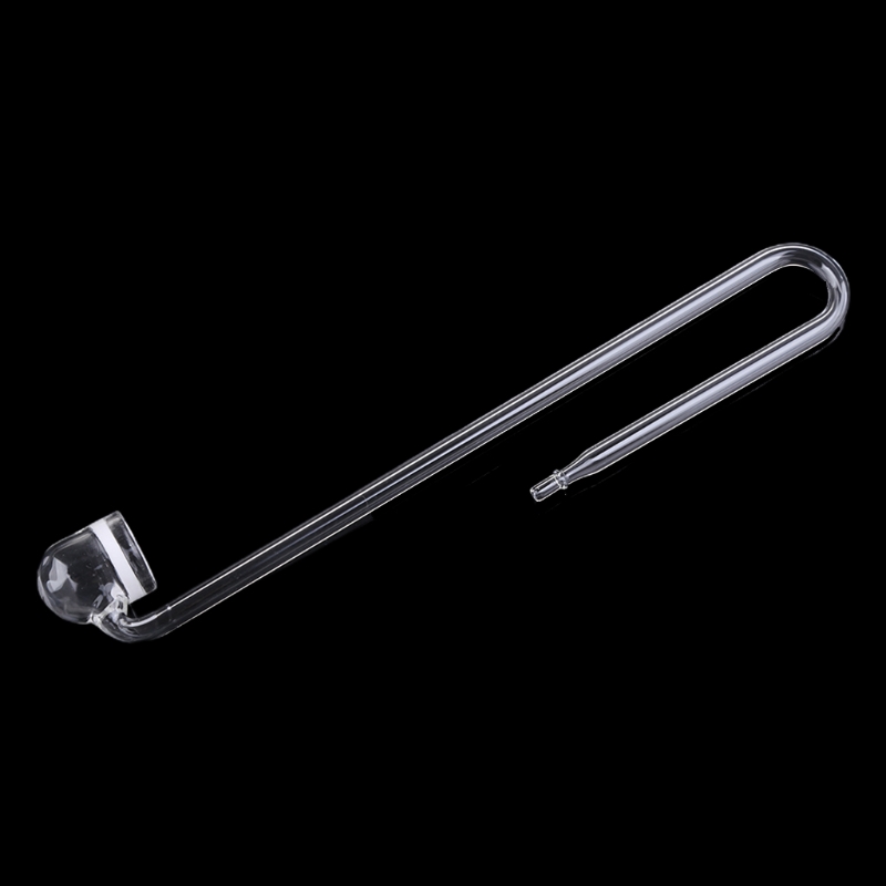 Planted Aquarium Supplies - Glass CO2 Diffuser Transparent Atomizer U-shape
