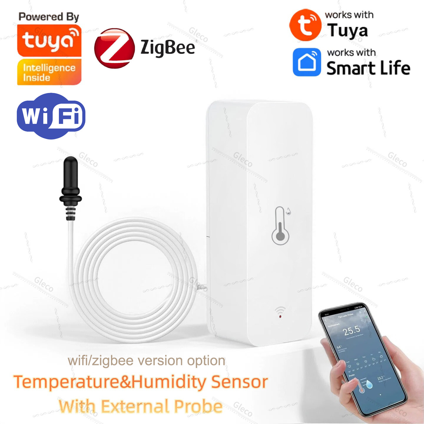 Planted Aquarium Supplies - Tuya Wifi Zigbee Temperature and Humidity