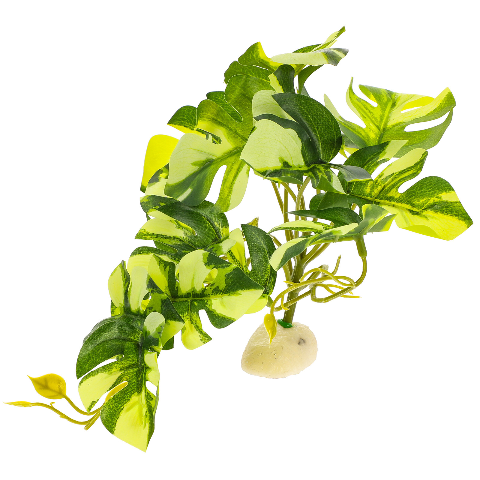 Aquarium For Planted Tank - Lifelike Resin Reptile Terrarium Plant Simulation