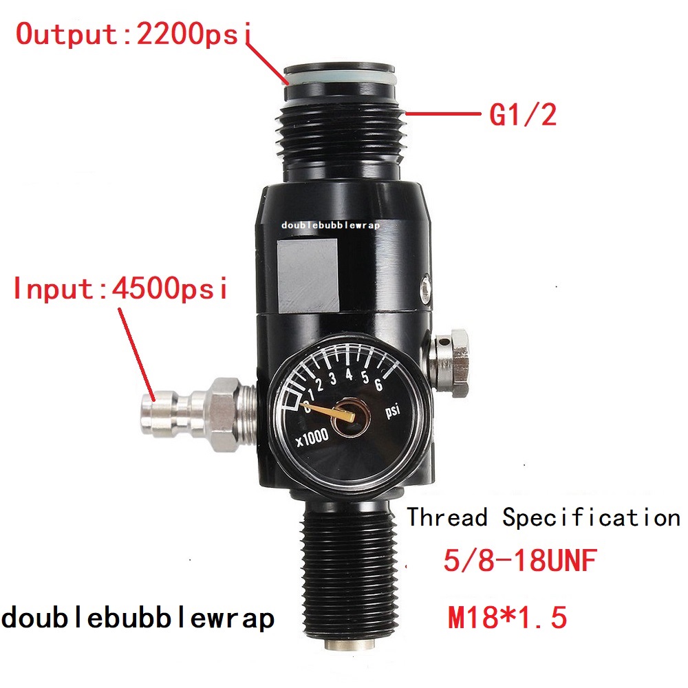 Planted Aquarium Supplies - Regulator Valve 5/8-18UNF or M18*1.5 Regulator