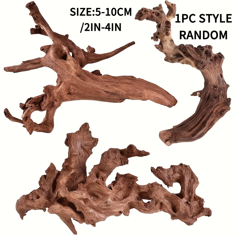 Aquarium Plant Roots - 3pcs Natural Tree Trunk Aquarium Decoration