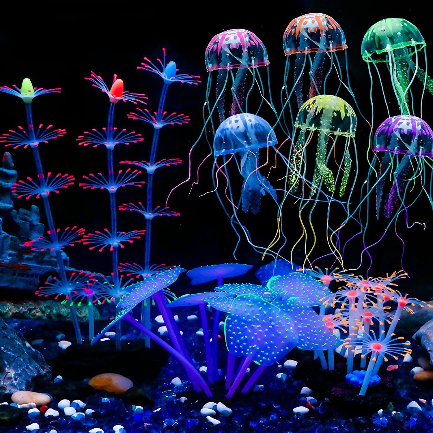 Silicone Glowing Landscape Art - огляд і ціна Aquarium Plant Design