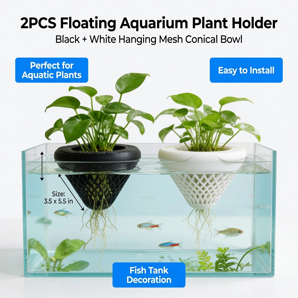 2PCS Floating Aquarium Plant H - огляд і ціна Aquarium Plant Design