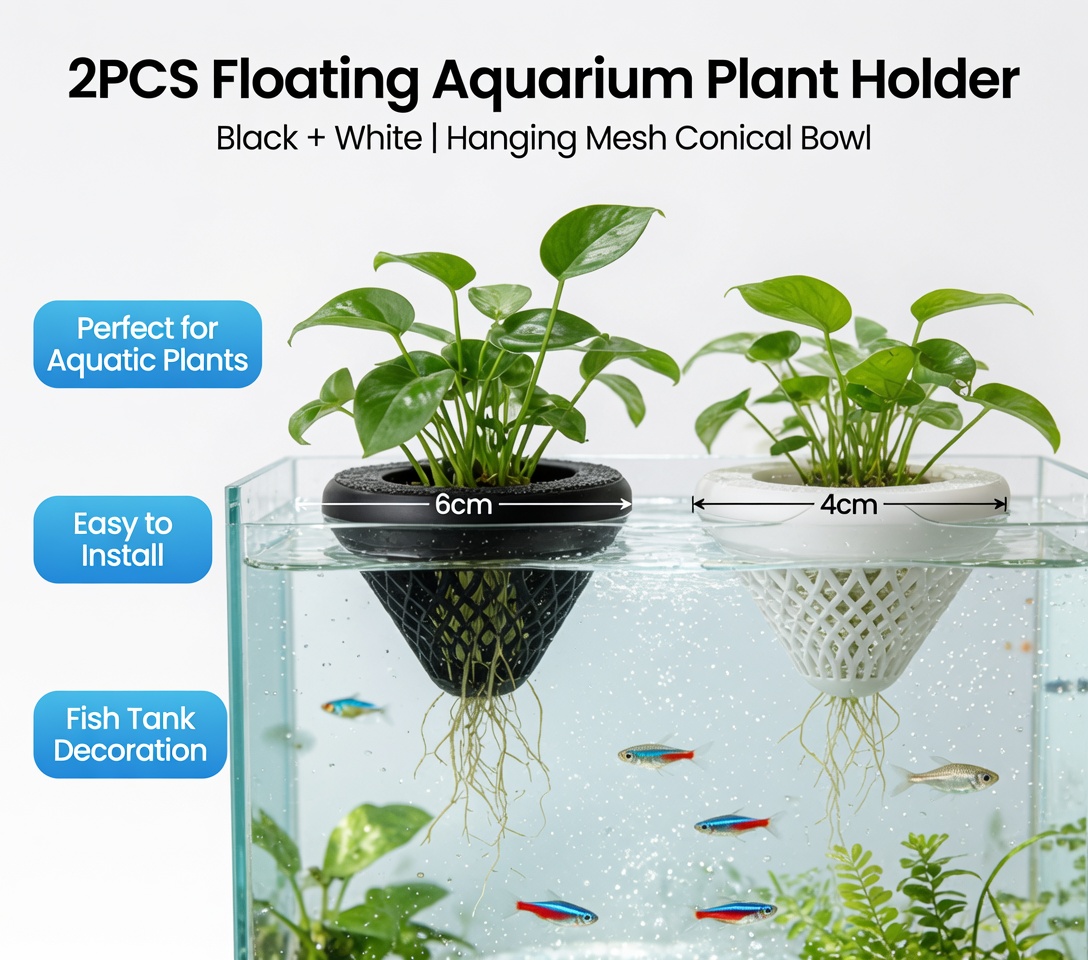 2PCS Floating Aquarium Plant H - огляд і ціна Aquarium Plant Design