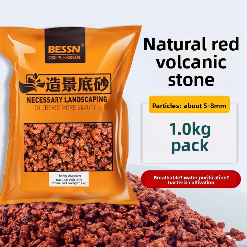 BESSN Volcanic Rock Aquarium S - огляд і ціна Aquarium Planted Sand