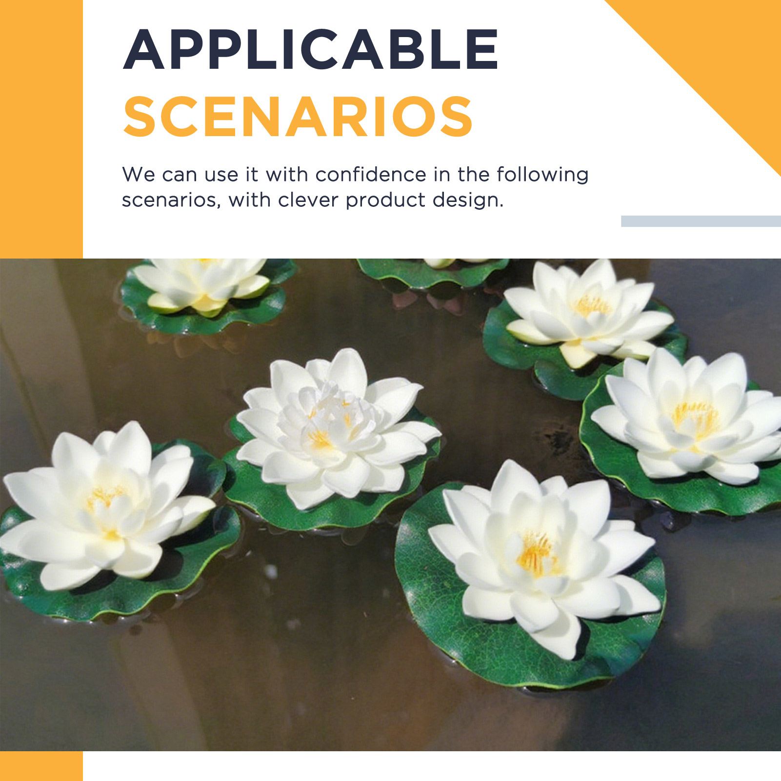 5pcs/set 10cm Artificial Lotus - огляд і ціна Aquarium Plant Design
