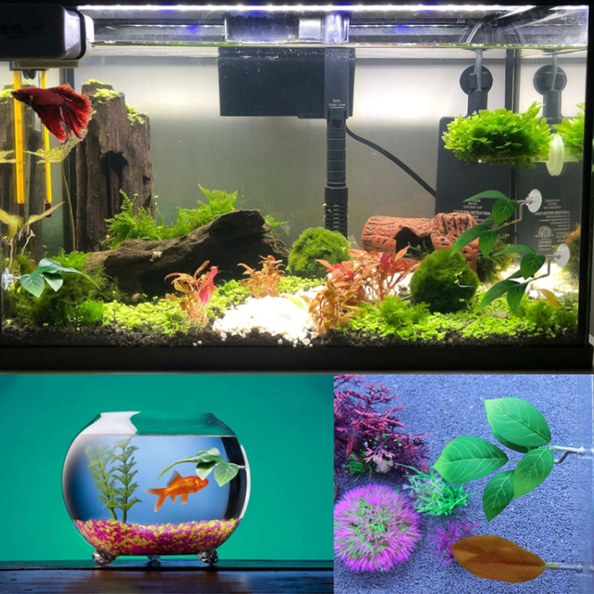 1 PC Betta Fish Hammock Soft A - огляд і ціна Aquarium Plant Design