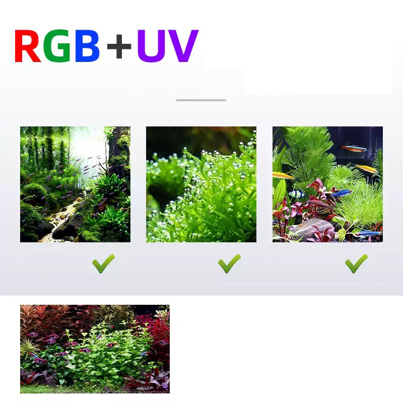 Led Lighting 60cm 80cm 90cm RG - огляд і ціна Planted Aquarium Uv Light