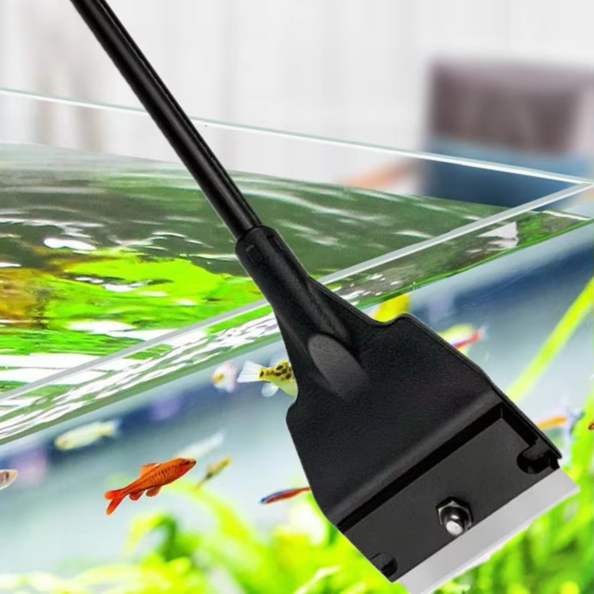 Fish Tank Glass Algae Scraper  - огляд і ціна Aquarium Planted Sand