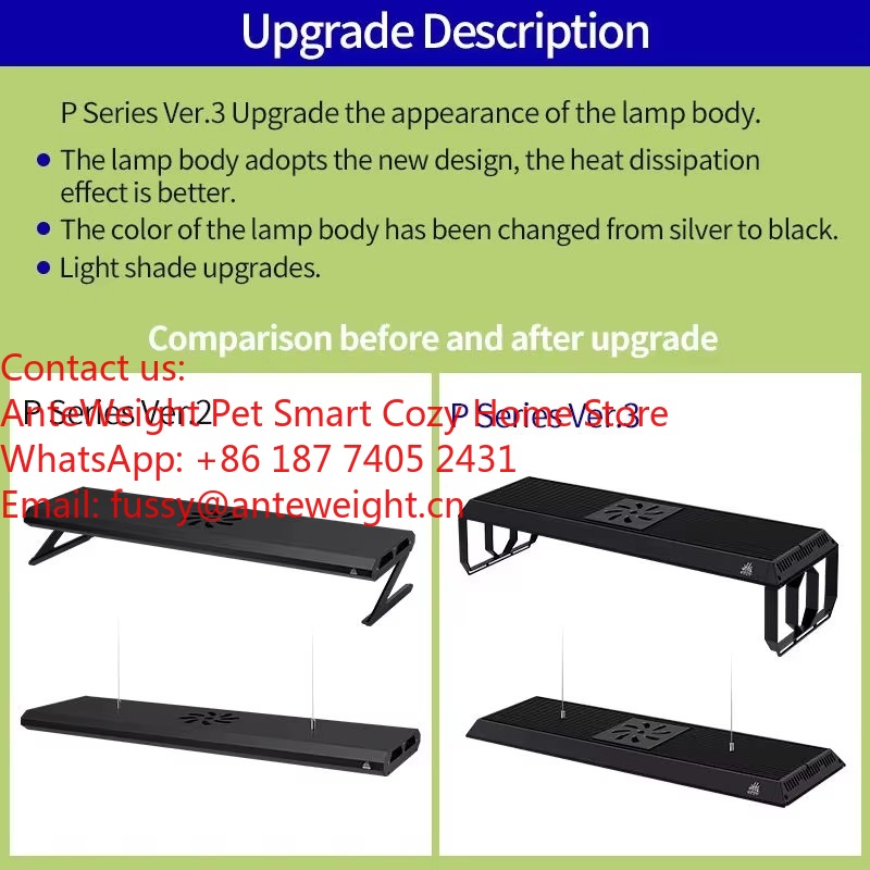 P600/P900/P1200Pro Ver.3 Full  - огляд і ціна Planted Aquarium Uv Light