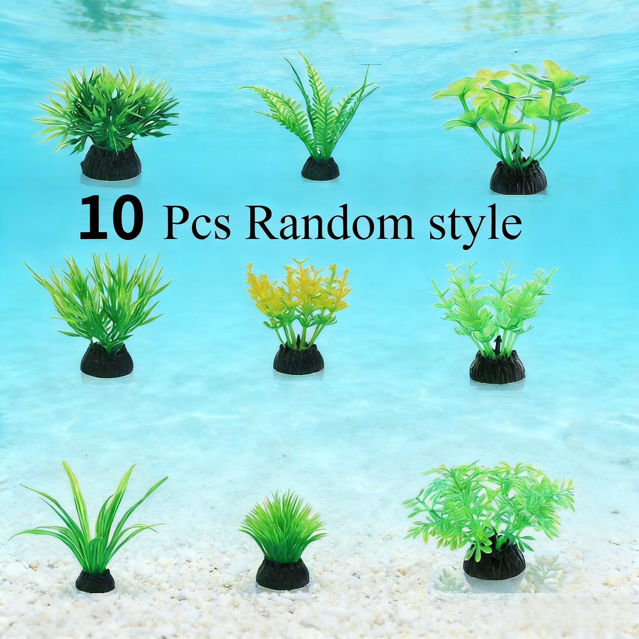 10Pcs Green Artificial Aquariu - огляд і ціна Aquarium Plant Design