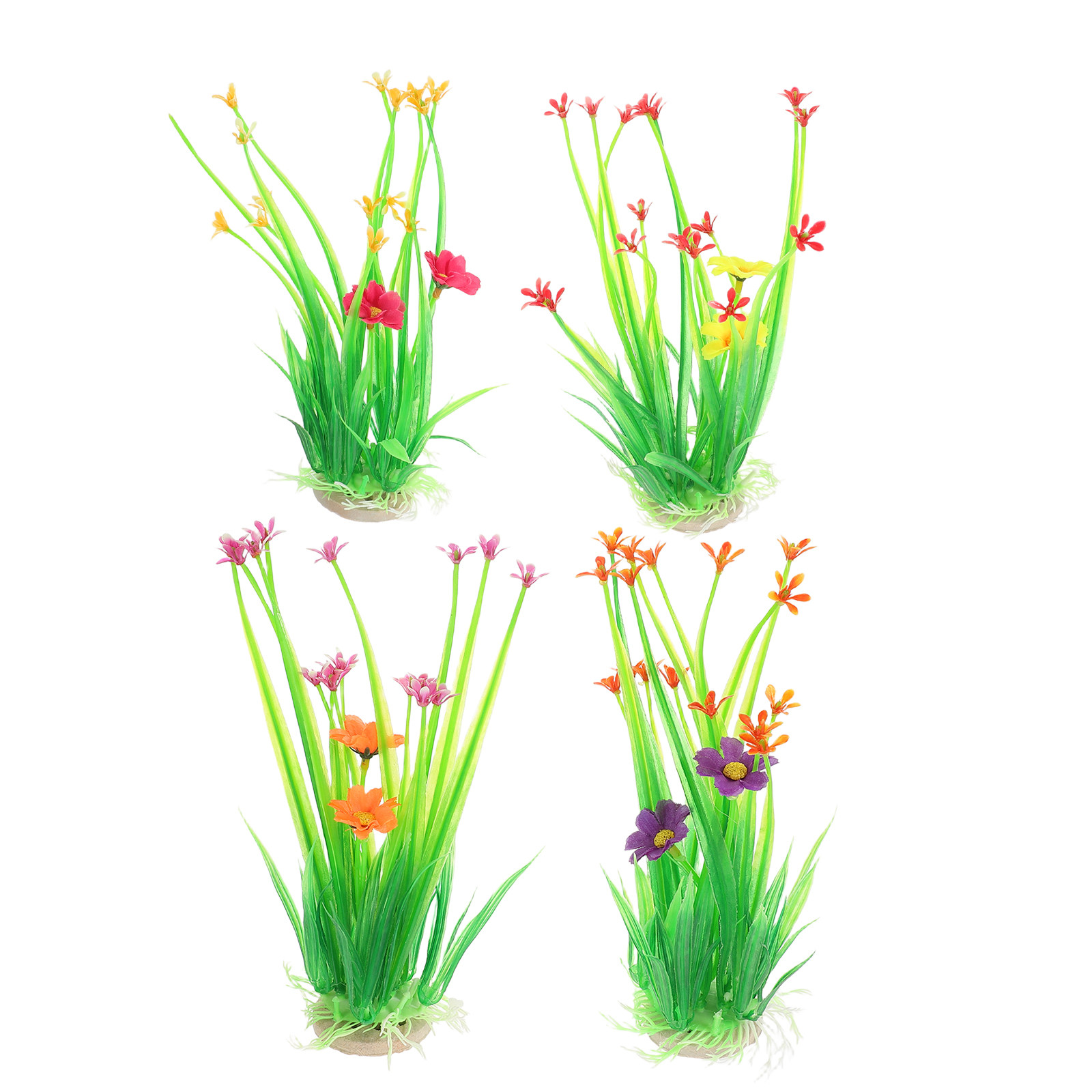 4pcs Artificial Aquarium Plant - огляд і ціна Aquarium Planted Sand