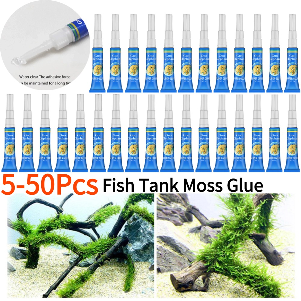 50-5Pcs Fish Tank Landscaping  - огляд і ціна Aquarium Plant Gel